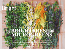 Tablet Screenshot of brightfresh.com